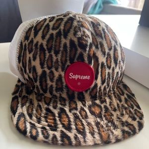 Supreme Animal Print Flat Snap-Back Hat